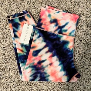 NWT Athleta Elation Tie Dye 7/8 Tight Leggings 1X